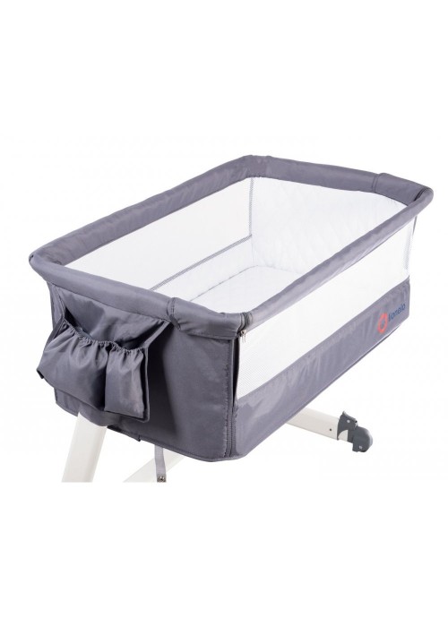 Lionelo βρεφικό λίκνο theo dark grey