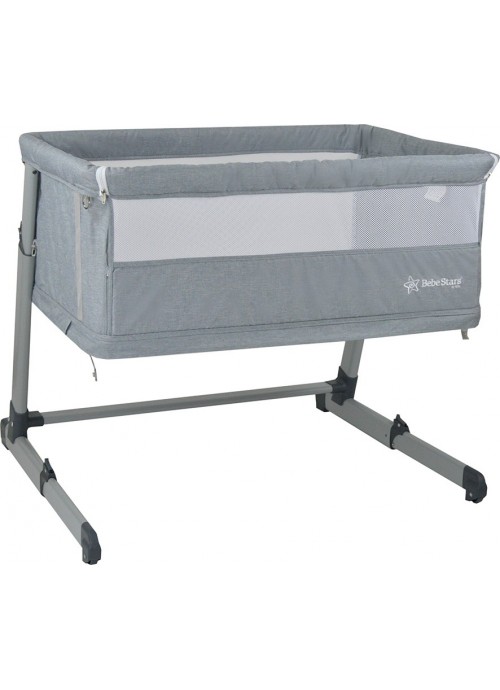 1249-Bebe Stars Λίκνο Side to side Plus Grey