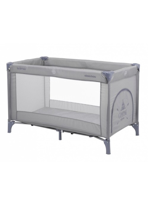 1308-Παρκοκρέβατο Kikka Boo Playpen So gifted grey 1 level