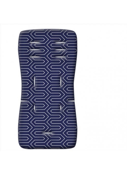 Grecostrom Στρωματάκι Καροτσιού Memory Foam Maze Blue