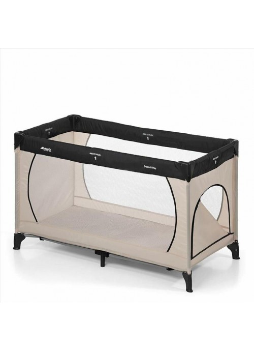 6814-Hauck Παρκοκρέβατο Dream και Play Plus beige /grey