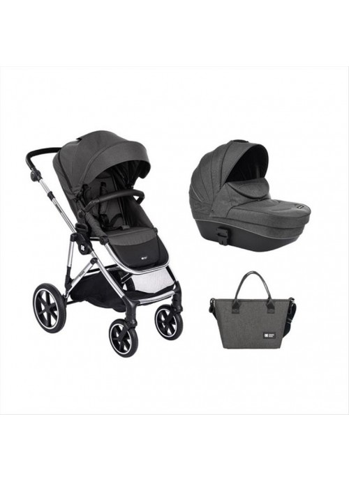 7938-Πολυκαρότσι Kikka Boo 2 in 1 Thea dark grey