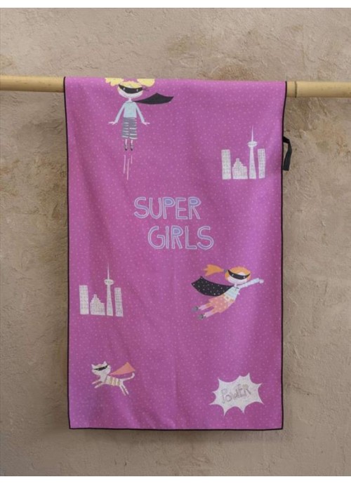 9049-Πετσέτα θαλάσσης 70Χ140 super girls Nima