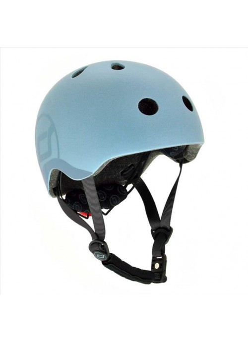 10241-Scoot και Ride Κράνος για Παιδικό Πατίνι S/M (51-55 cm) Steel