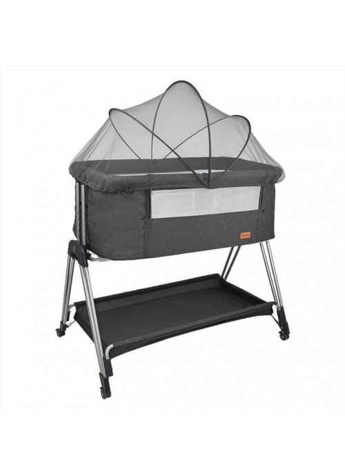 10403-Βρεφικό Λίκνο Bebe Stars Pearl Graphite