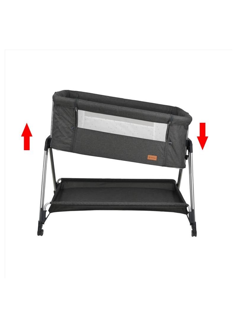 Βρεφικό Λίκνο Bebe Stars Pearl Graphite Βρεφικό Λίκνο Bebe Stars Pearl Graphite
