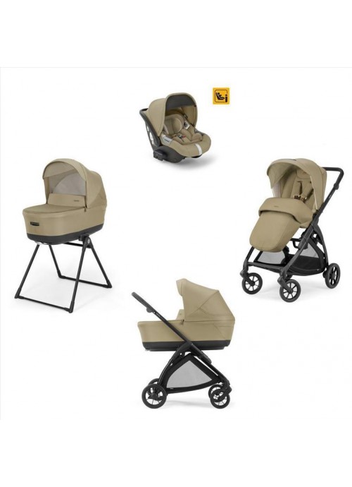 11322-Inglesina Σύστημα Μεταφοράς Electa 2024 Quattro με κάθισμα Darwin i-Size Dumbo Caramel Total Black