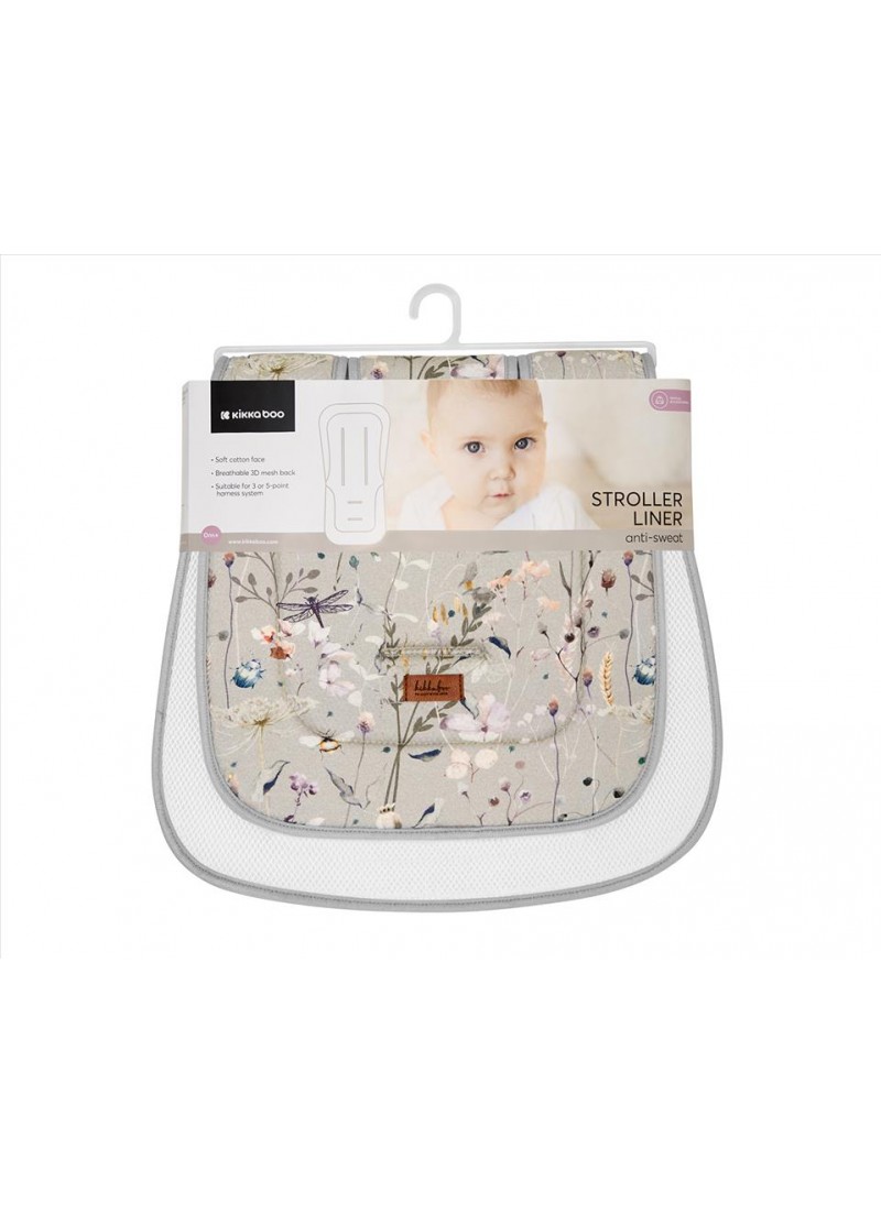 Kikka Boo Αντιιδρωτικό Κάλυμμα Καροτσιού 81x42xx3εκ Dreamy Fields Grey Kikka Boo Αντιιδρωτικό Κάλυμμα Καροτσιού 81x42xx3εκ Dreamy Fields Grey