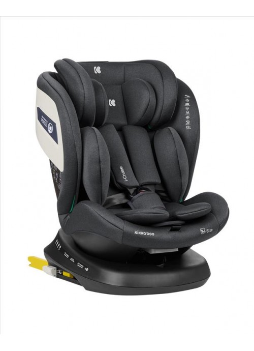 12687-Kikka Boo I-Cruise Καθισματάκι Αυτοκινήτου i-Size με Isofix Dark Grey