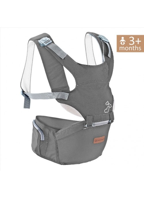 13987-Bebe Stars Κλασικός Μάρσιπος Lift και Go Dark Grey