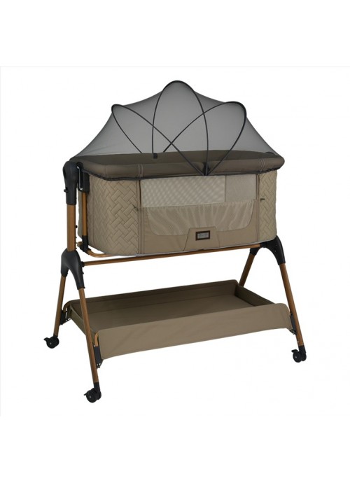 13988-Λίκνο Bebe Stars Style 2 in 1 Natural Beige