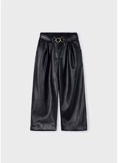 Δερμάτινο παντελόνι wide leg Mayoral