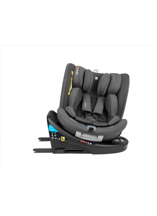 Kikka Boo Καθισματάκι Αυτοκινήτου i-Reverse με Isofix Dark Grey