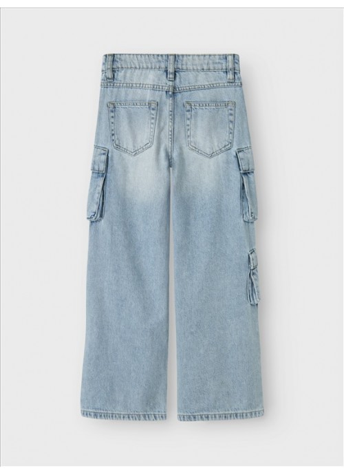 Παντελόνι τζην wide fit Name It