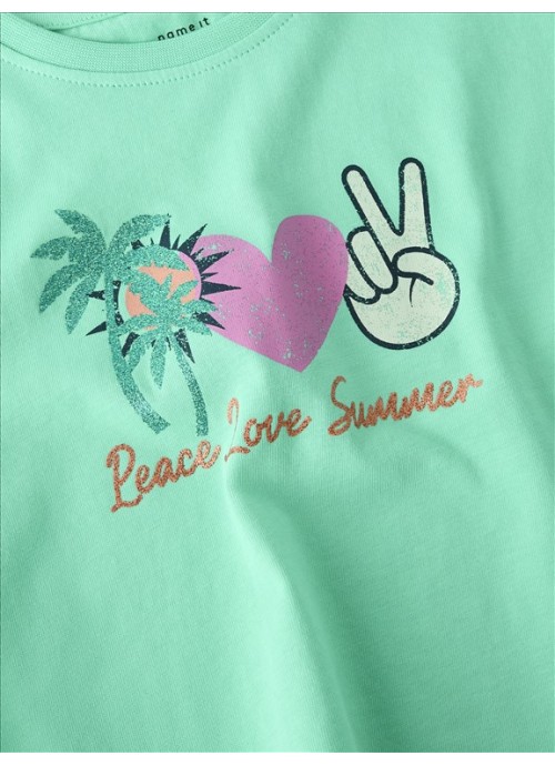 Μπλούζα peace love summer Name It