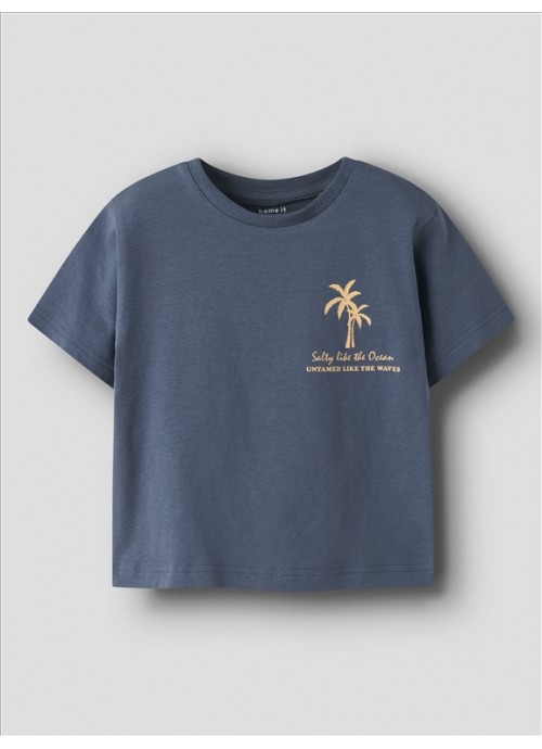 16125-Μπλούζα palm Name It