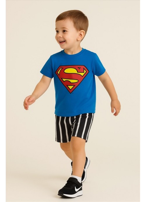 16236-Σετ σορτσάκι superman Action