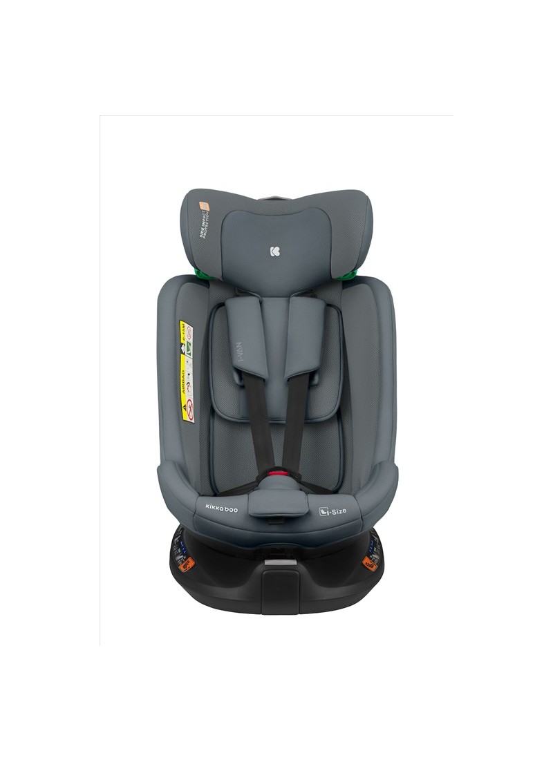 Kikka Boo I-van Καθισματάκι Αυτοκινήτου i-Size με Isofix Γκρι Kikka Boo I-van Καθισματάκι Αυτοκινήτου i-Size με Isofix Γκρι