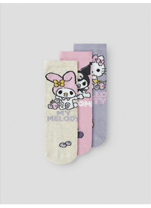 17043-Κάλτσες hello kitty 3 τεμάχια Name It