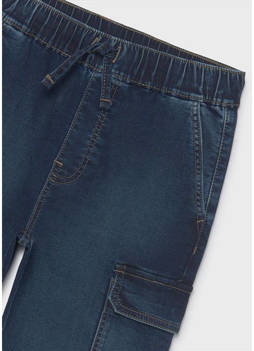 Παντελόνι τζην jogger fit Mayoral